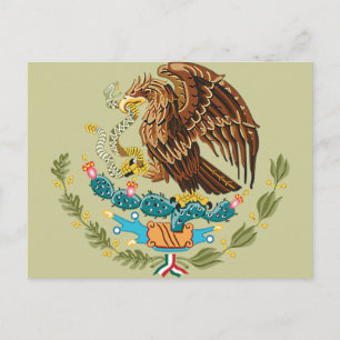 MEXIKANSK FLAGGA - MEXIKO STIL - JACKA AV ARM VYKORT