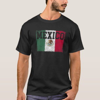 Mexikansk Flagga Proud Hispanic Mexican Culture Pr T Shirt