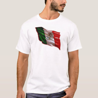 mexikansk flagga tee shirt