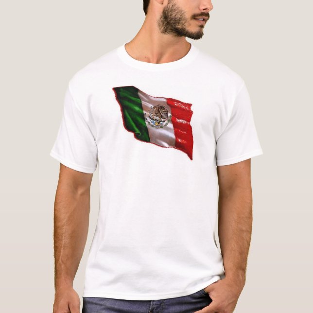 mexikansk flagga tee shirt (Framsida)