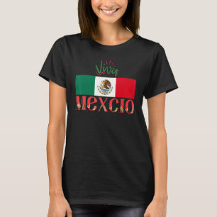 Mexikansk flagga Viva Mexiko Självständighetsdag K T Shirt