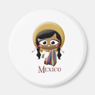 Mexikansk flicka magnet