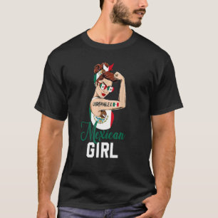 Mexikansk flicka, obrytbar Rosie, Riveter Women T Shirt