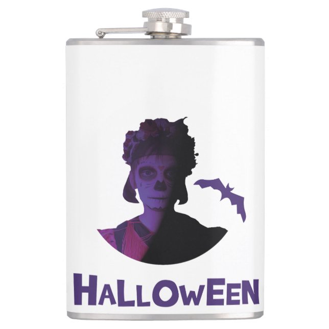 Mexikansk flicka och Fladdermus Fickplunta (Framsidan)