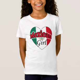 Mexikansk flicka t-shirt