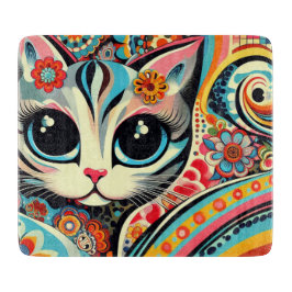 Mexikansk folkart Abstrakt Kattunge Talavera Stil
