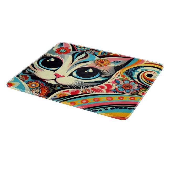 Mexikansk folkart Abstrakt Kattunge Talavera Stil (Hörn)