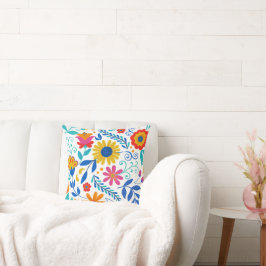 Mexikansk folkart Mönster Kudde