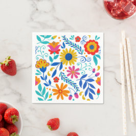 Mexikansk folkart Mönster Pappersservett