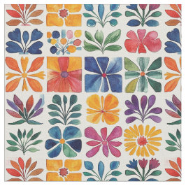 Mexikansk folkart Mönster-Patchwork Papel Picado Tyg