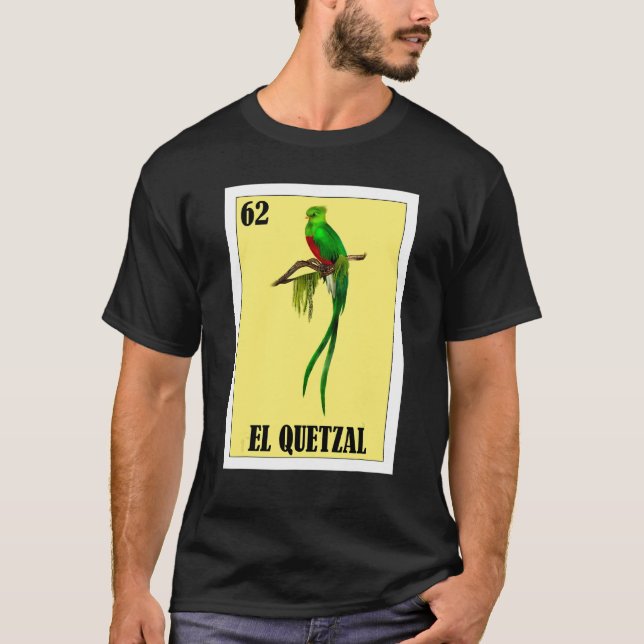 Mexikansk för Fågel   El Quetzal T Shirt (Framsida)
