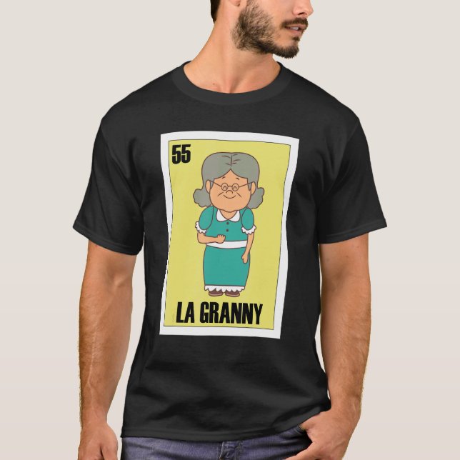 Mexikansk för farmor La Granny T Shirt (Framsida)
