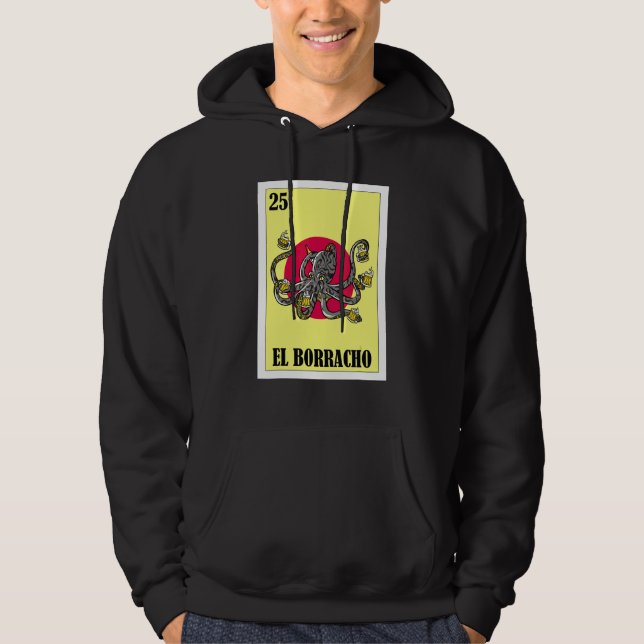 Mexikansk för fester  El Octopus Hoodie (Framsida)