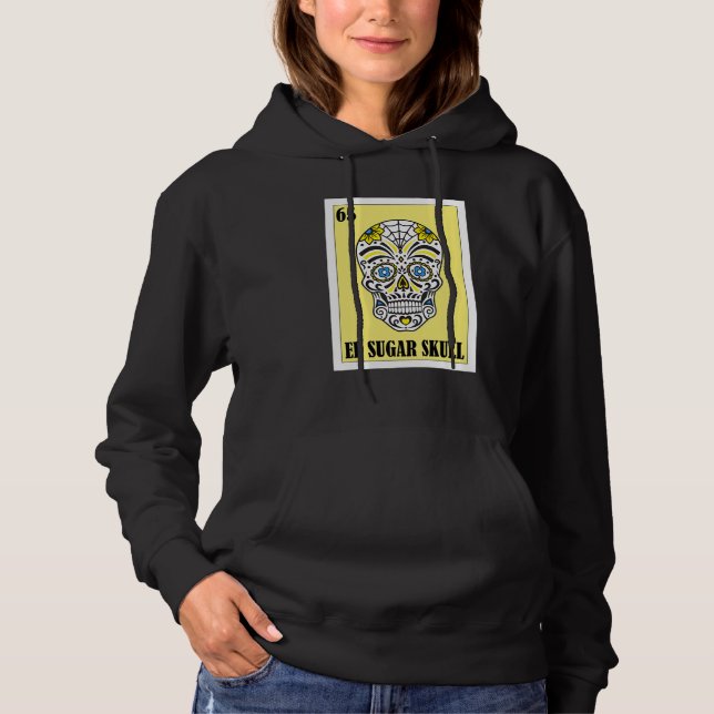 Mexikansk för fester  El Socker Skalle 2 T Shirt (Framsida)