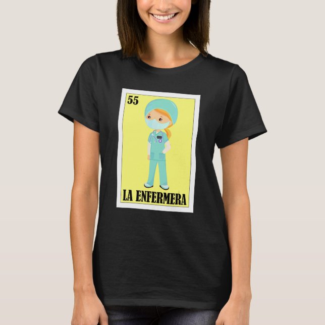 Mexikansk för Hispanas  La Chingona 6 T Shirt (Framsida)