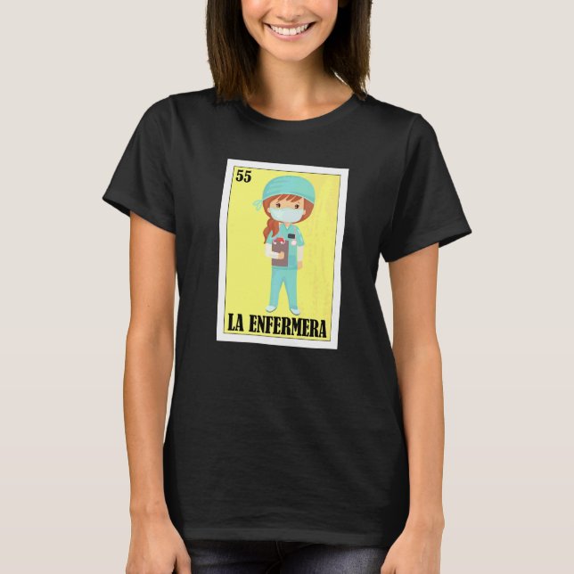 Mexikansk för Hispanas  La Chingona  8 T Shirt (Framsida)