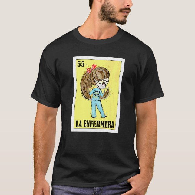 Mexikansk för Hispanas  La Chingona  9 T Shirt (Framsida)