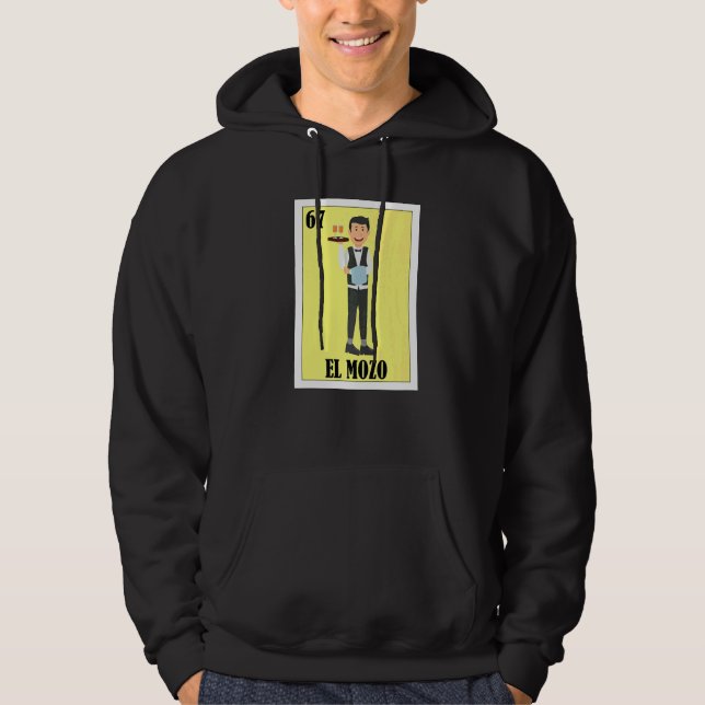 Mexikansk för servitörer  El Mozo Hoodie (Framsida)