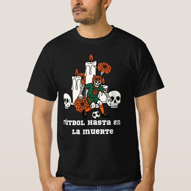 Mexikansk fotbollsskalle T-shirt (Framsida)
