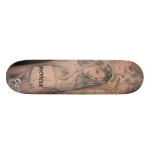mexikansk gril mini skateboard bräda 18,5 cm