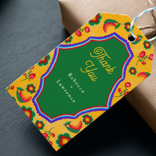 Mexikansk gul bröllopsdaglilja presentetikett