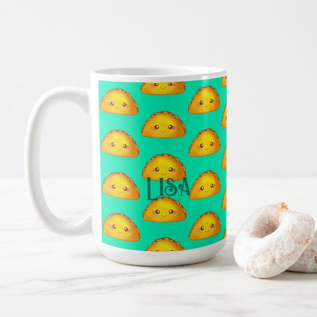 Mexikansk hårdnackad Snäcka för marint nötkött Tac Kaffemugg (Med munk)