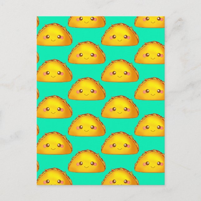 Mexikansk hårdnackad Snäcka för marint nötkött Tac Vykort (Framsida)