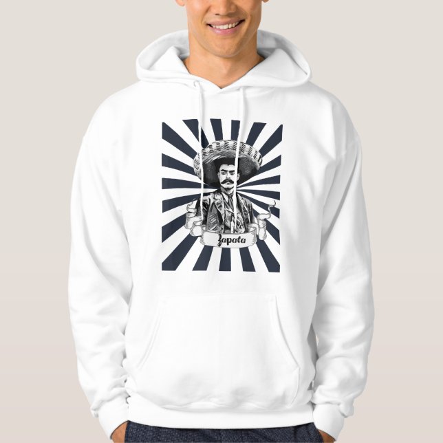Mexikansk hjälte Emiliano Zapata Hoodie (Framsida)