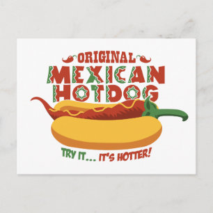 Mexikansk Hotdog Vykort