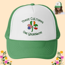 Mexikansk Irish USA flagga Shamrock Personlig