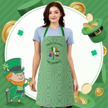 Mexikansk Irish USA flagga Shamrock Personlig Vuxe