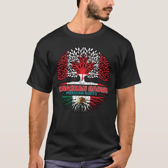 Mexikansk kanadensisk kanadensiska kanadensiska Tr T Shirt (Framsida)