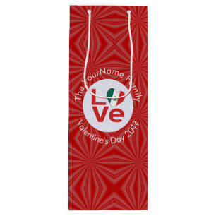 Mexikansk KÄRLEK Hjärtflagga Valentine Personlig