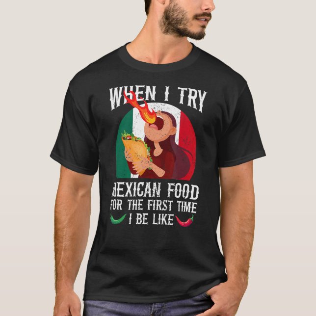 mexikansk krydda matmeme Foodie Hett Chilly Sauce  T Shirt (Framsida)