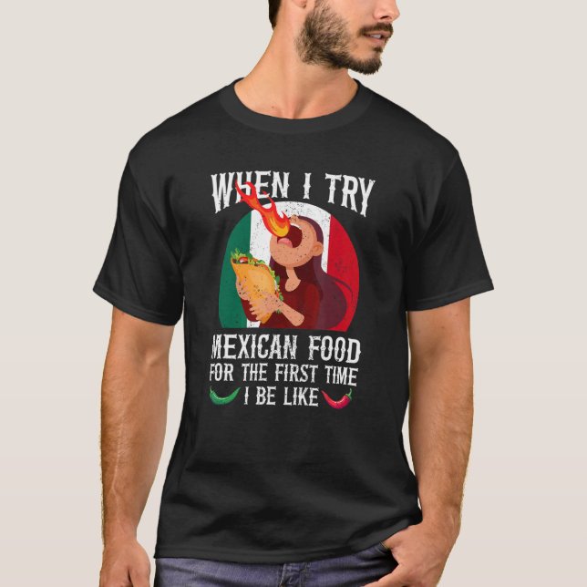 mexikansk krydda matmeme Foodie Hett Chilly Sauce  T Shirt (Framsida)