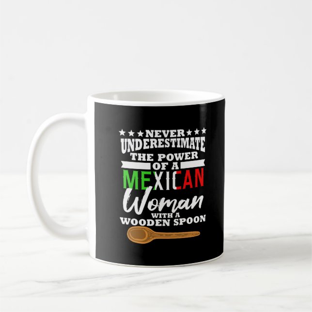 Mexikansk kvinnlig luminiska Mamma-gåva Kaffemugg (Vänster)