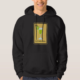 Mexikansk La Margarita Traditionell Cocktaildryck Hoodie