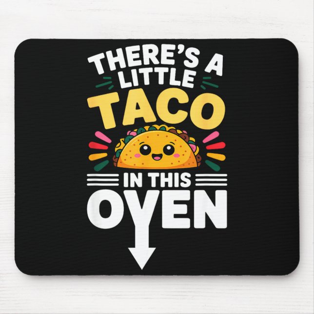 Mexikansk liten taco i denna ugn cinco de mayo musmatta (Framsidan)