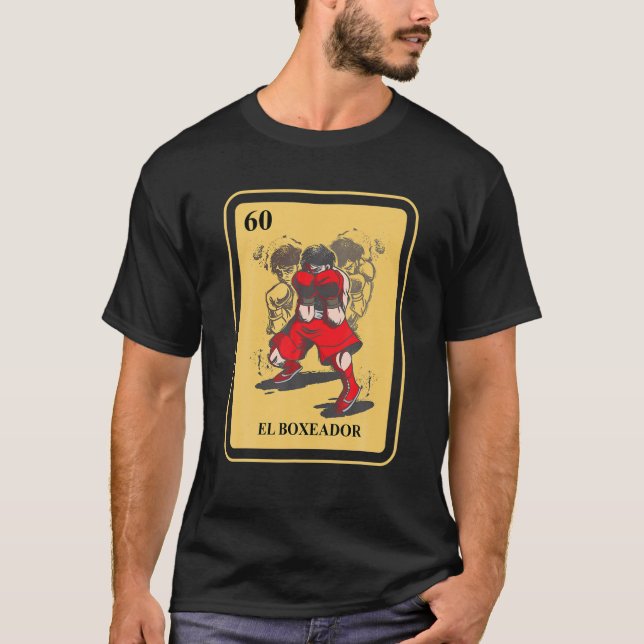Mexikansk lottery Traditional Boxing Tunna T Shirt (Framsida)