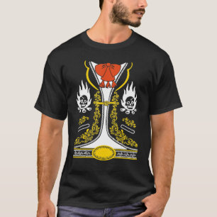 Mexikansk Mariachi Charro Cinco De Mayo Dödskalle  T Shirt