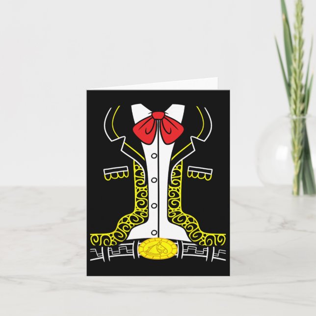 Mexikansk Mariachi Rolig Cinco De Mayo  Kort (Framsida)