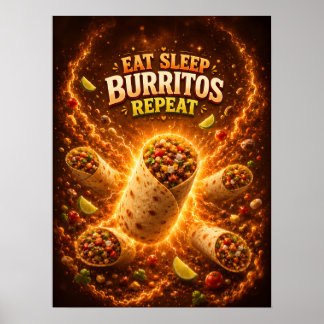 Mexikansk mat fiesta smakvibbar poster