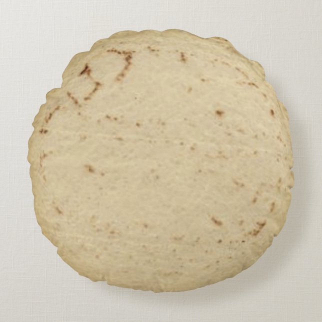 Mexikansk mat Tortilla Rund Kudde (Framsidan)