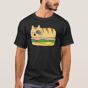 Mexikansk matpurrito Cat Burrito T Shirt