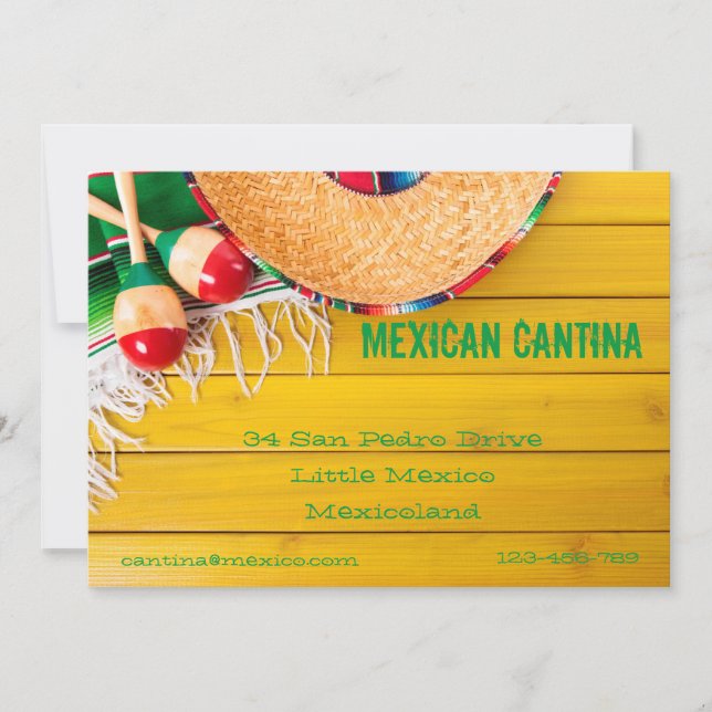 Mexikansk matrestaurang (Framsida)