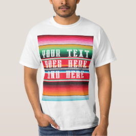mexikansk mexico poncho-täckande bakgrund t shirt