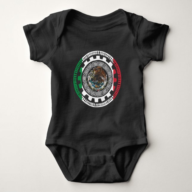 Mexikansk mexikansk mexikansk mexikansk Mayalender T Shirt (Framsida)
