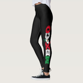 mexikansk mode för kvinnor för flaggalandpride leggings