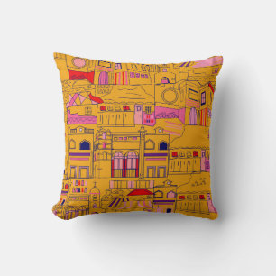 Mexikansk mönster sömlös design. Dekoration textil Kudde