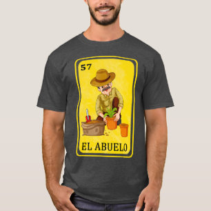 Mexikansk morfar Far Pappa Spansk lottery Bingo T Shirt
